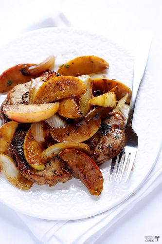 Apple Cinnamon Pork Chops