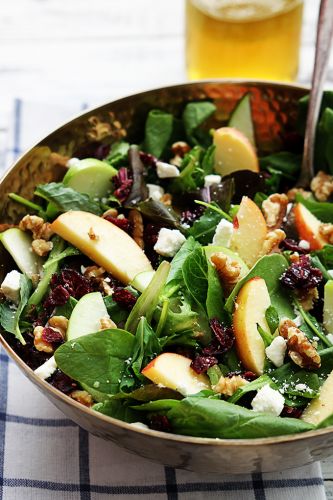 APPLE CRANBERRY WALNUT SALAD