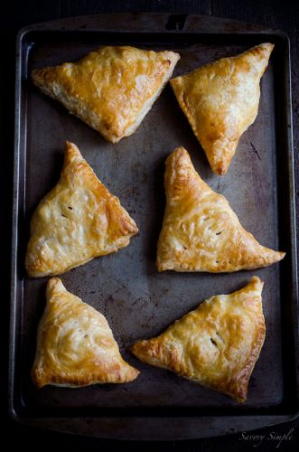 Apple, Sweet Potato and Bacon Turnovers