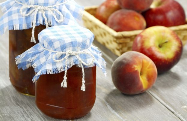 Apple-peach pie filling