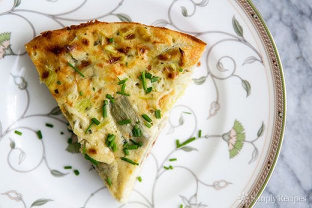 Artichoke and Leek Frittata