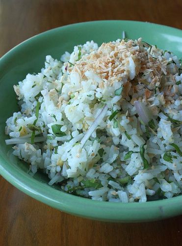 Asian Herb Rice Salad Recipe (Nasi Ulam)