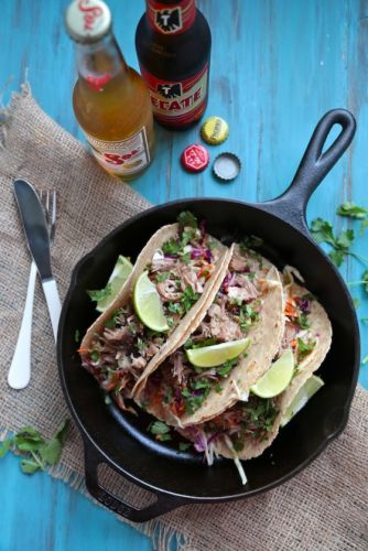 Asian pork tacos