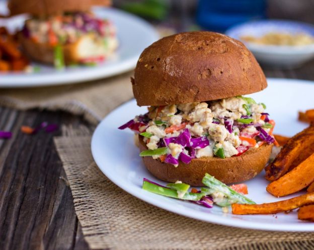 Asian Tofu Salad Sandwiches