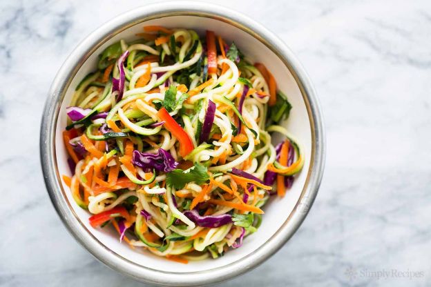 Asian Zucchini Noodle Salad