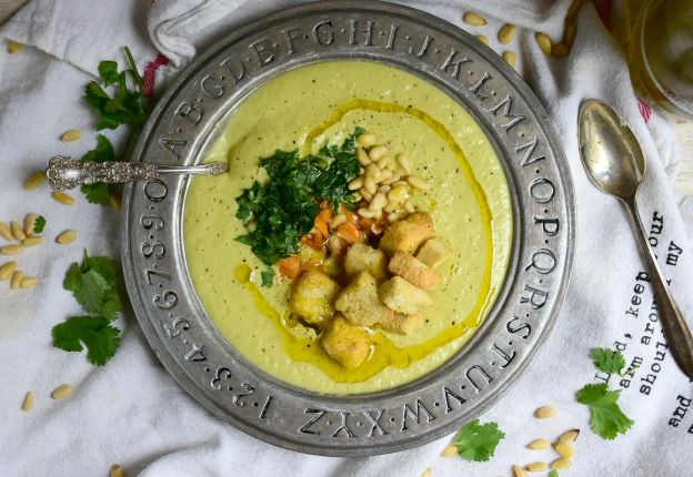 Creamy Asparagus Gazpacho