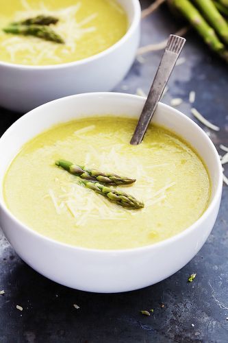 Asparagus Parmesan Soup