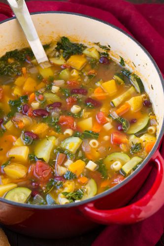 Autumn Minestrone Soup