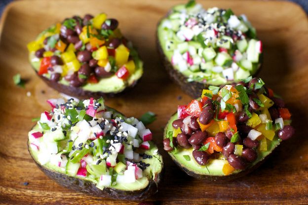 Avocado salad cups