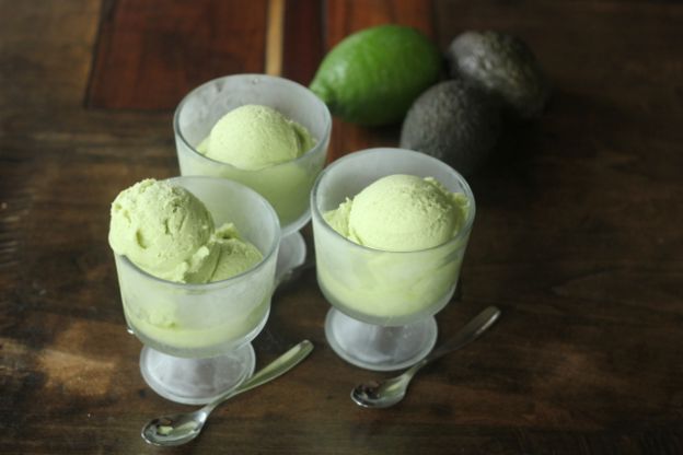 Avocado sorbet