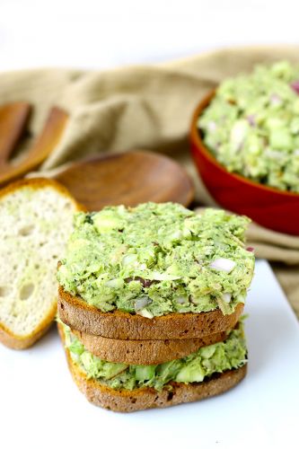 Avocado tuna salad