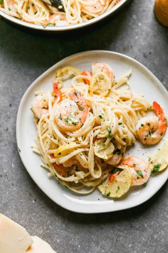 Shrimp Scampi with Linguine