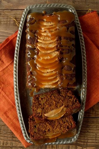 Toffee Apple Gingerbread Loaf