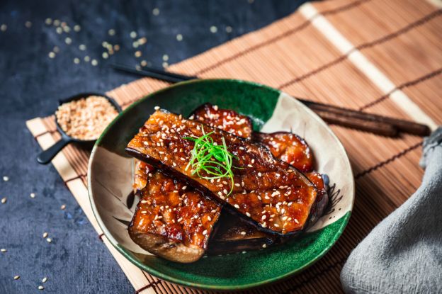 Miso-Glazed Eggplant