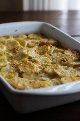 Herbed Coconut Milk Au Gratin