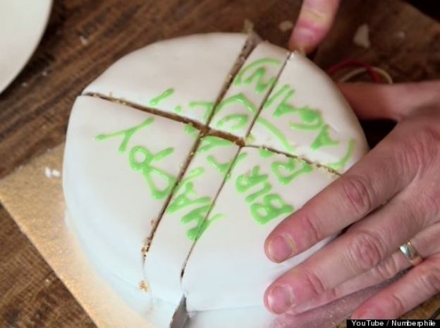 This is the best way to cut a cake