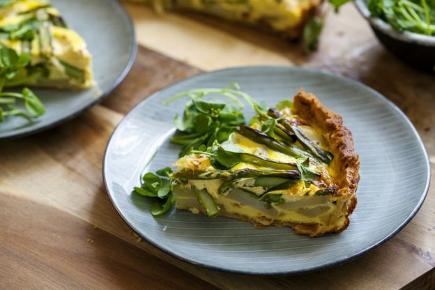 Baby Potato and Asparagus Tart