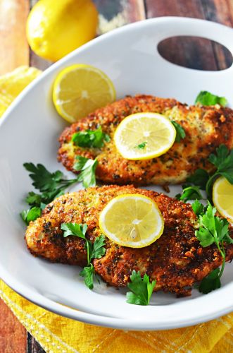 5 Ingredient Breaded Lemon Chicken