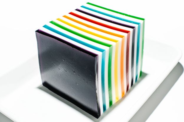 Layered Rainbow Jello