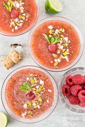 rose and watermelon soup