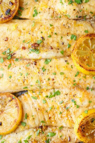 Baked Lemon Butter Tilapia