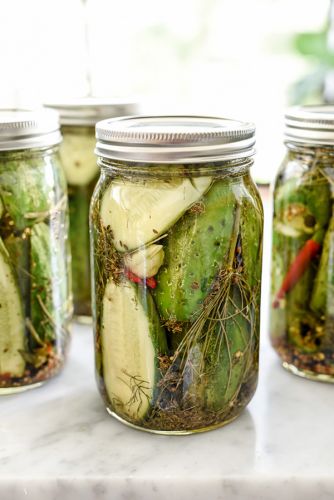 Killer Spicy Garlic Dill Pickles