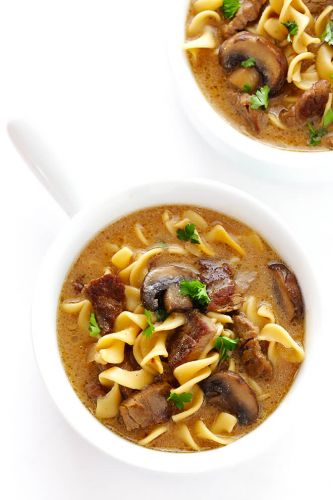 Beef Stroganoff Soup