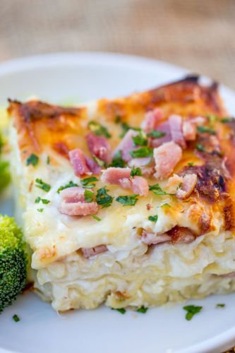 Chicken Cordon Bleu Lasagna