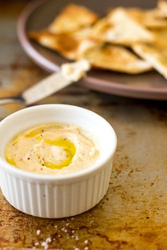 Whipped Feta Dip with Garlic Pita Chips