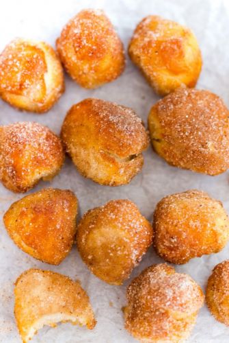 Air Fryer Pumpkin Spice Donut Holes