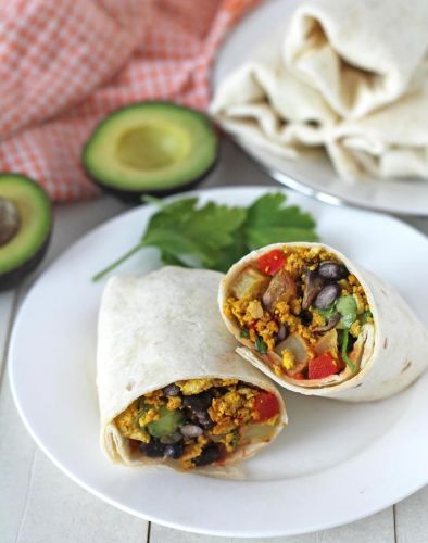 Easy Tofu Burritos