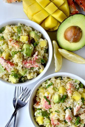 California Crab and Quinoa Salad