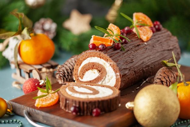 Bûche de Noël (Yule Log): France