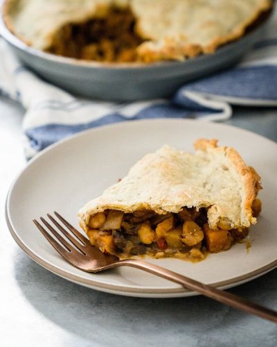 Vegan Pot Pie with Sage Crust