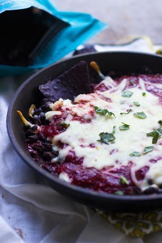 CHIPOTLE RASPBERRY AND BLACK BEAN DIP