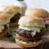 Horseradish White Cheddar Burgers