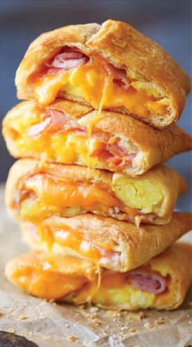 Ham Egg & Cheese Pockets