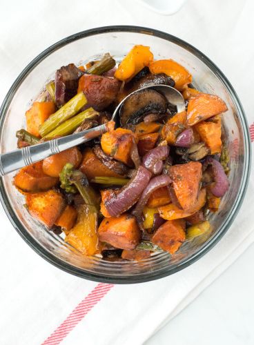 Balsamic Honey Roasted Vegetables