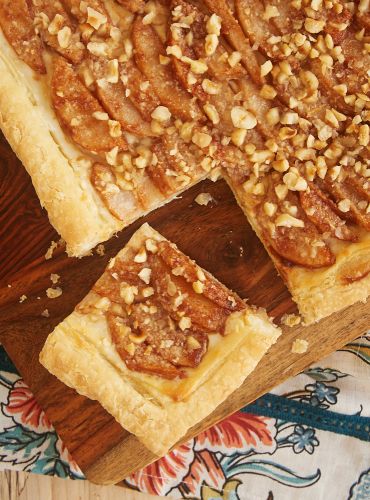 Cream Cheese-Filled Pear Tart