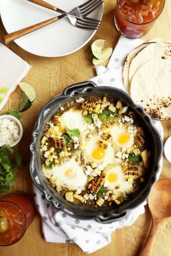 Tomatillo Shakshuka