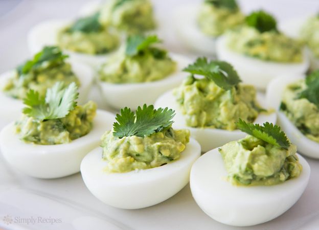 Guacamole Deviled Eggs