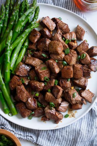 Honey Garlic Steak Bites