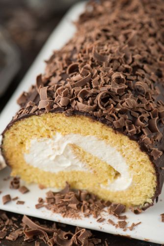 Eggnog Cake Roll