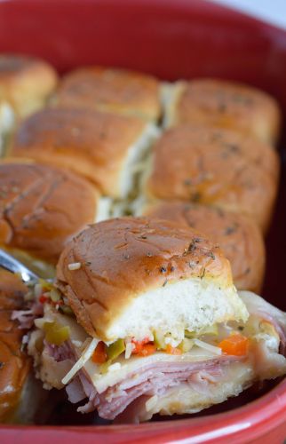 Muffaletta Oven-Baked Sandwiches