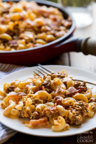 Bacon Cheeseburger Pasta