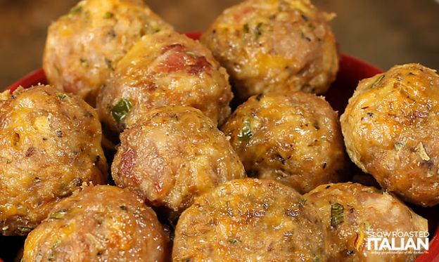 Bacon Jalapeno Popper Meatballs