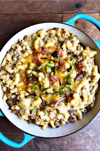 Beans Bacon Leek Macaroni & Cheese