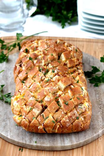 Bacon Ranch Pepper Jack Pull Apart Bread