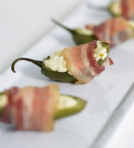 Bacon-Wrapped Jalapeño Poppers