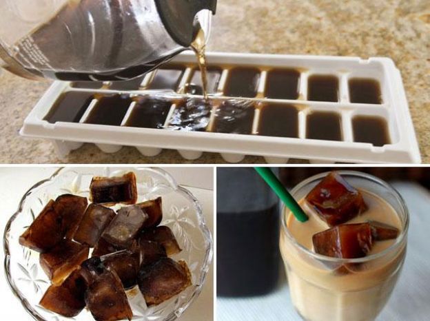 Ice tea or ice coffee